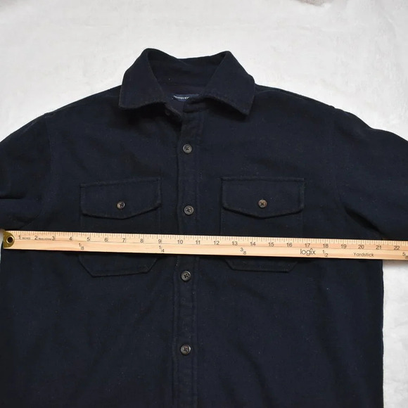 Brandy Melville Shacket Jacket Button Down Fleece Lined Wool Blend Heavyweight - Picture 13 of 16